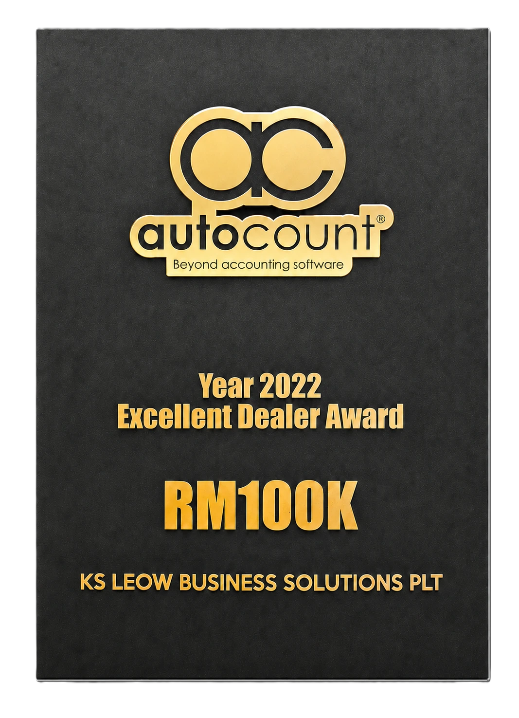 AutoCount Top Dealer certificate 2022